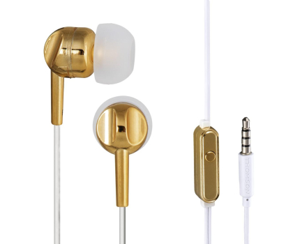 Słuchawka Thomson SŁUCHAWKI DOUSZNE THOMSON EAR3005GD Z MIK. Złote #